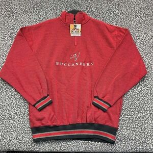 Tampa‎ Bay Buccaneers Sweatshirt Men Large NFL Red Pullover Long Sleeve New L